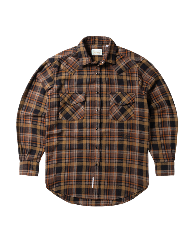 OD Plaid Western Shirt