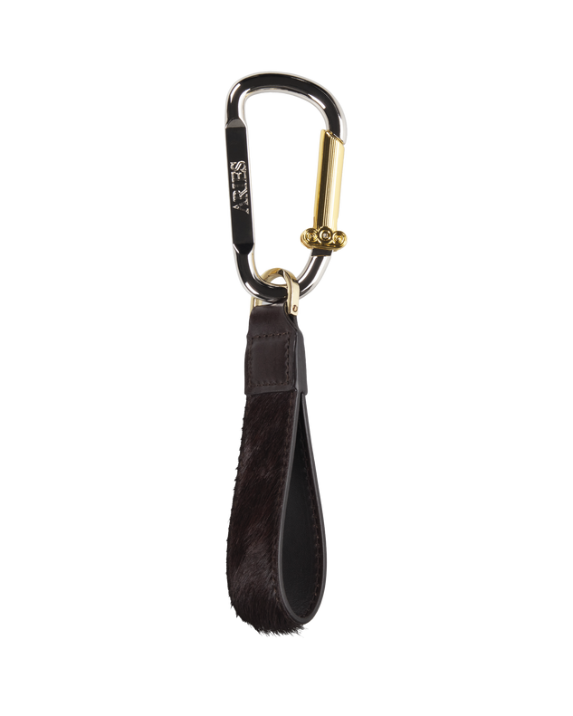 Column Carabiner Ponyskin Keychain