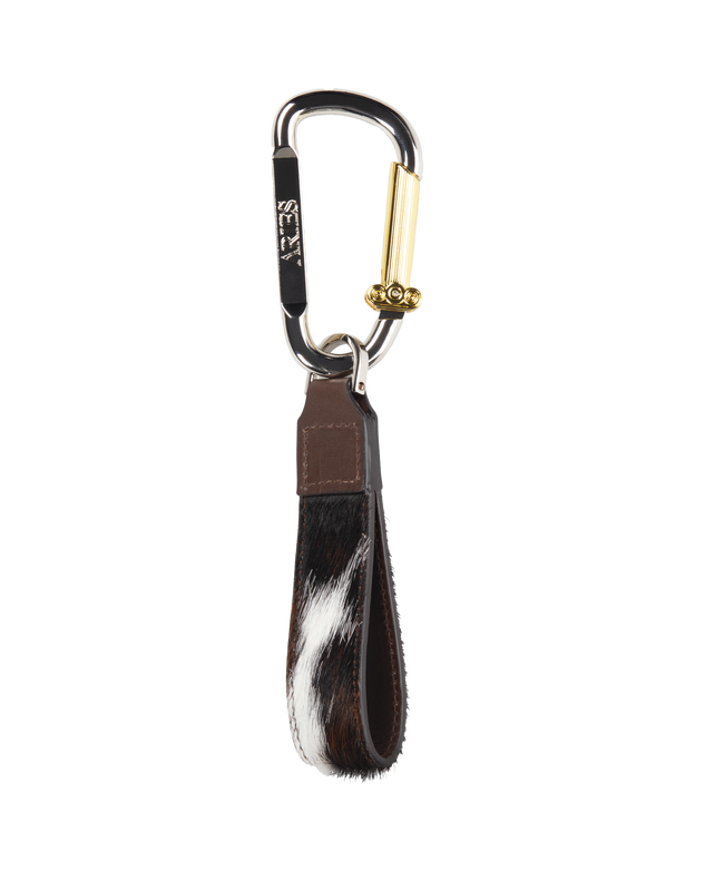 Column Carabiner Ponyskin Keychain