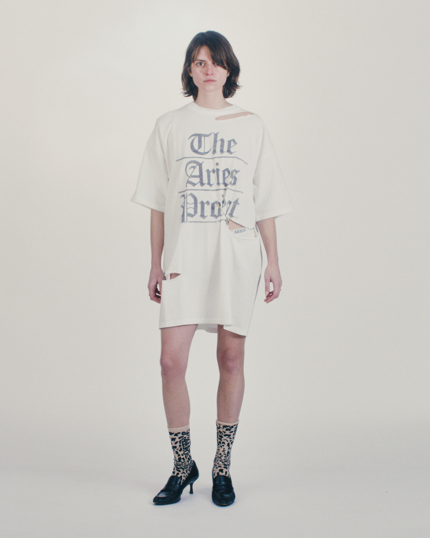 Distressed The Aries Project Dress