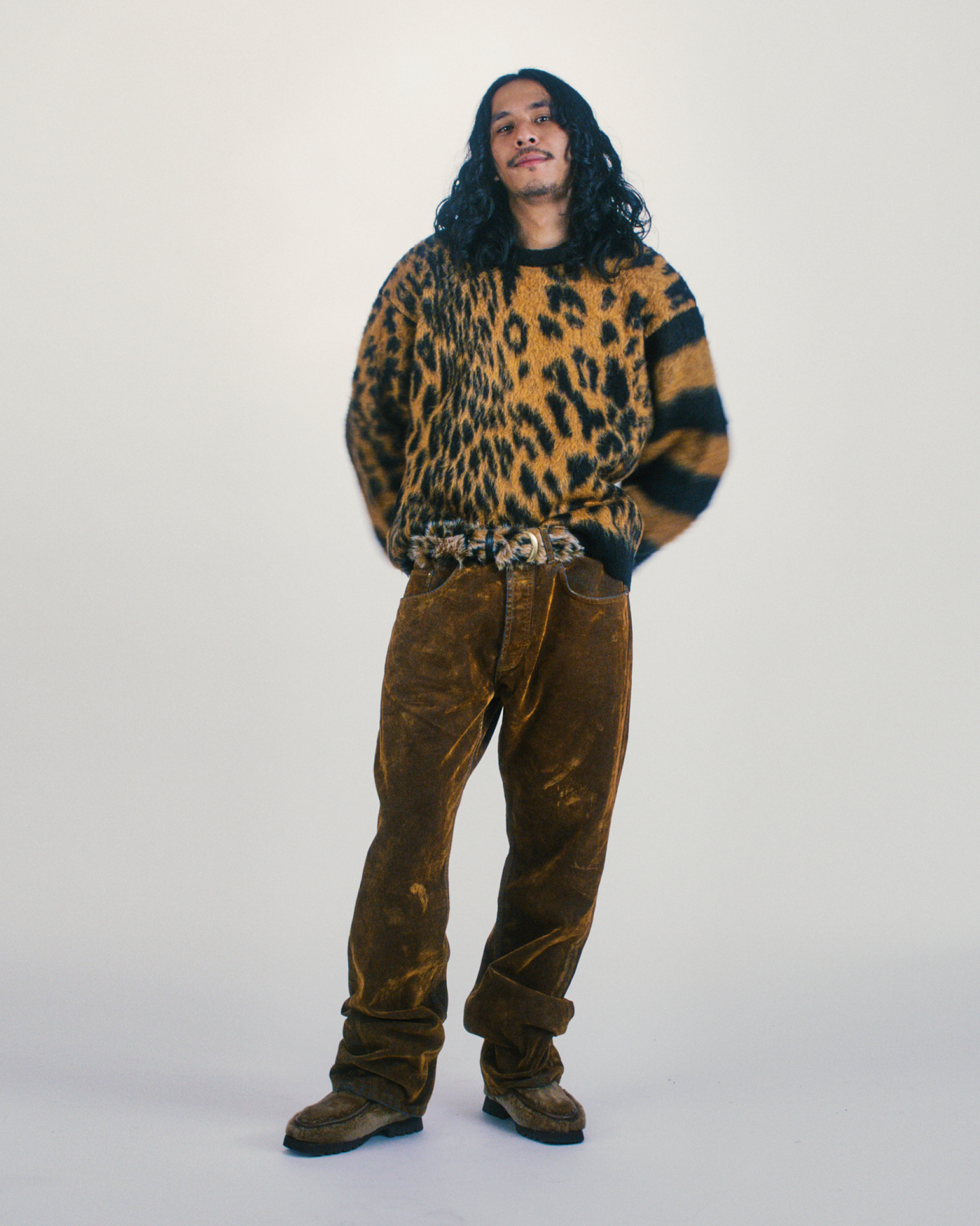 Brushed Leopard Sweater