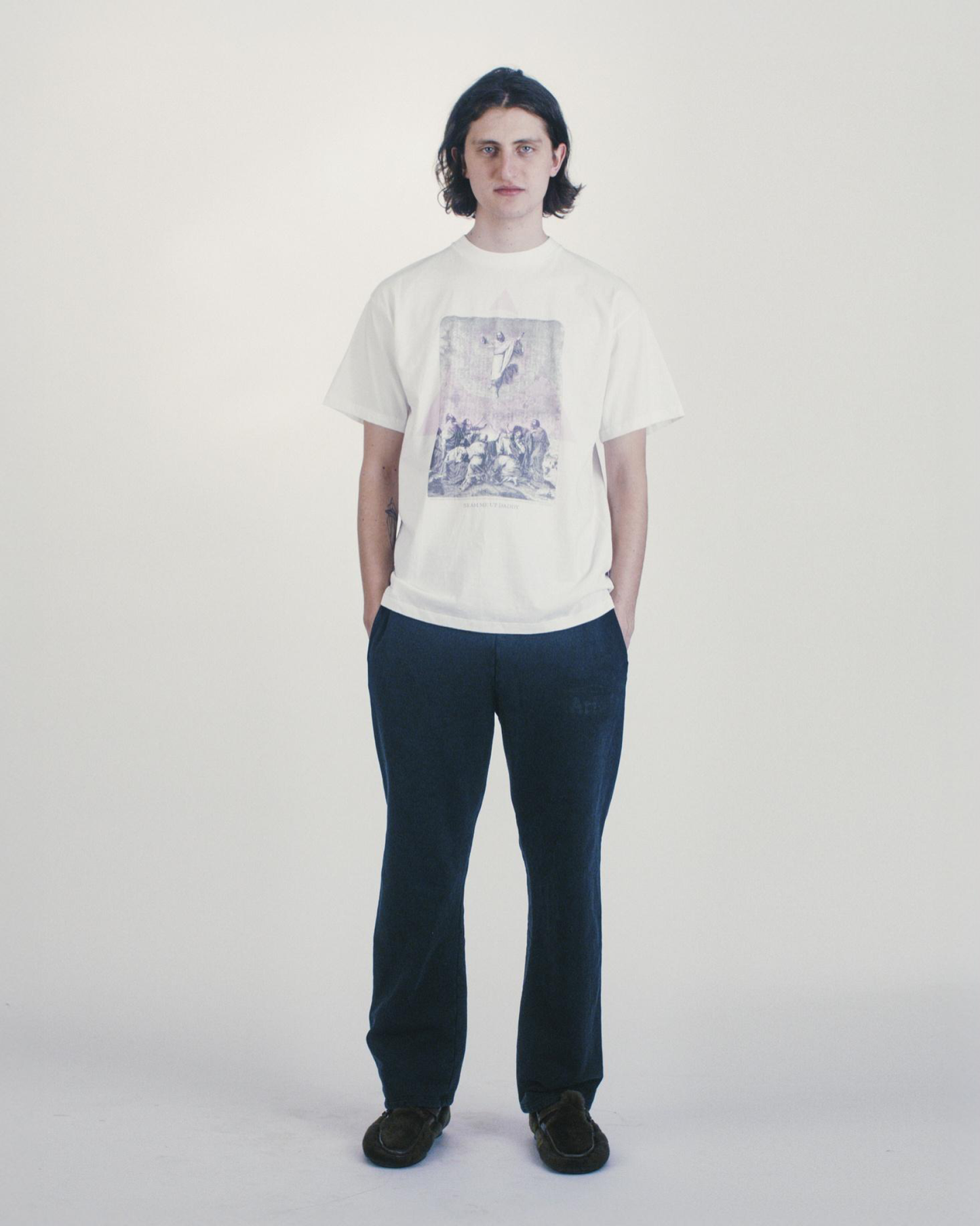 Faded Beam Me Up Daddy SS Tee