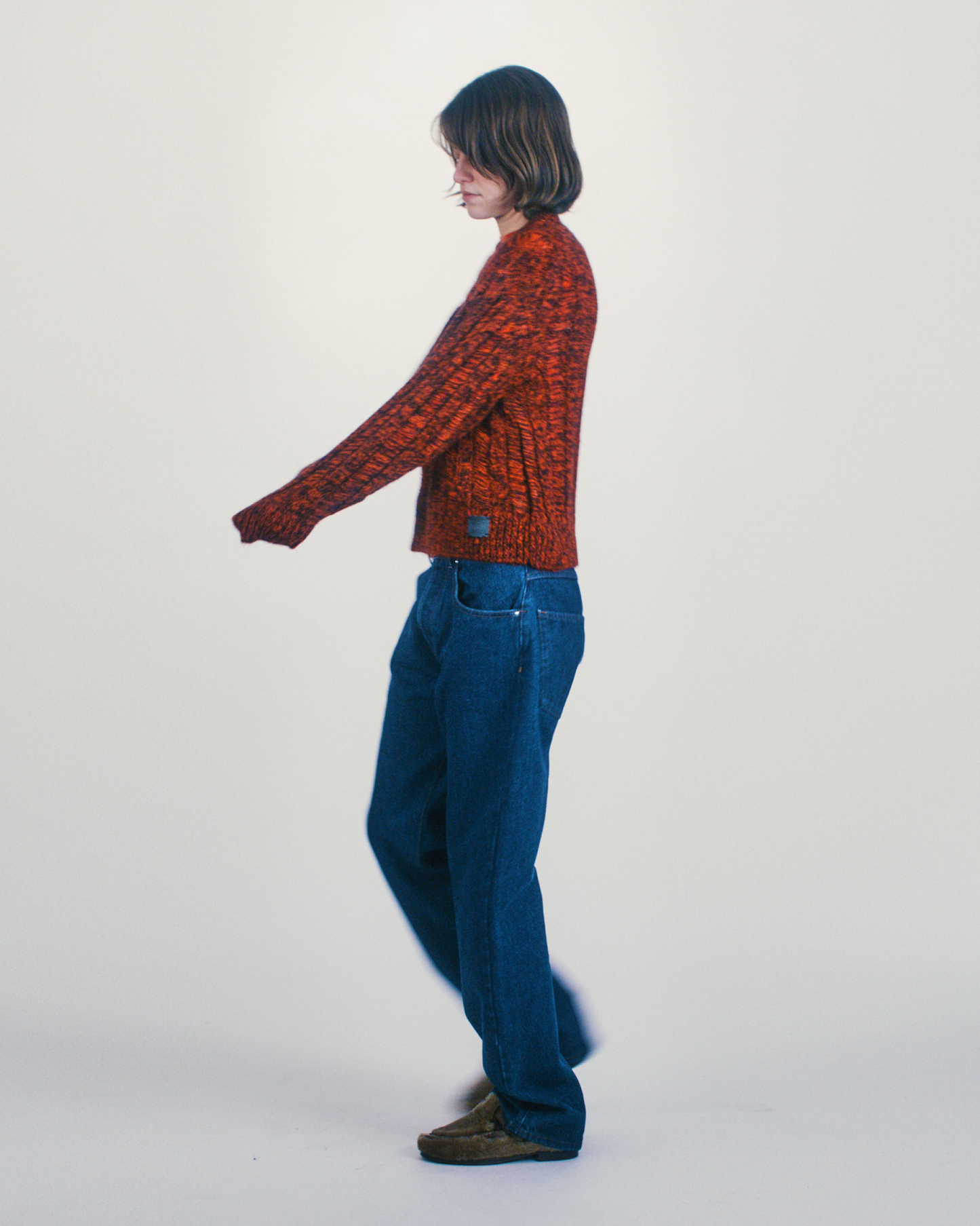 Laddered Mohair Sweater