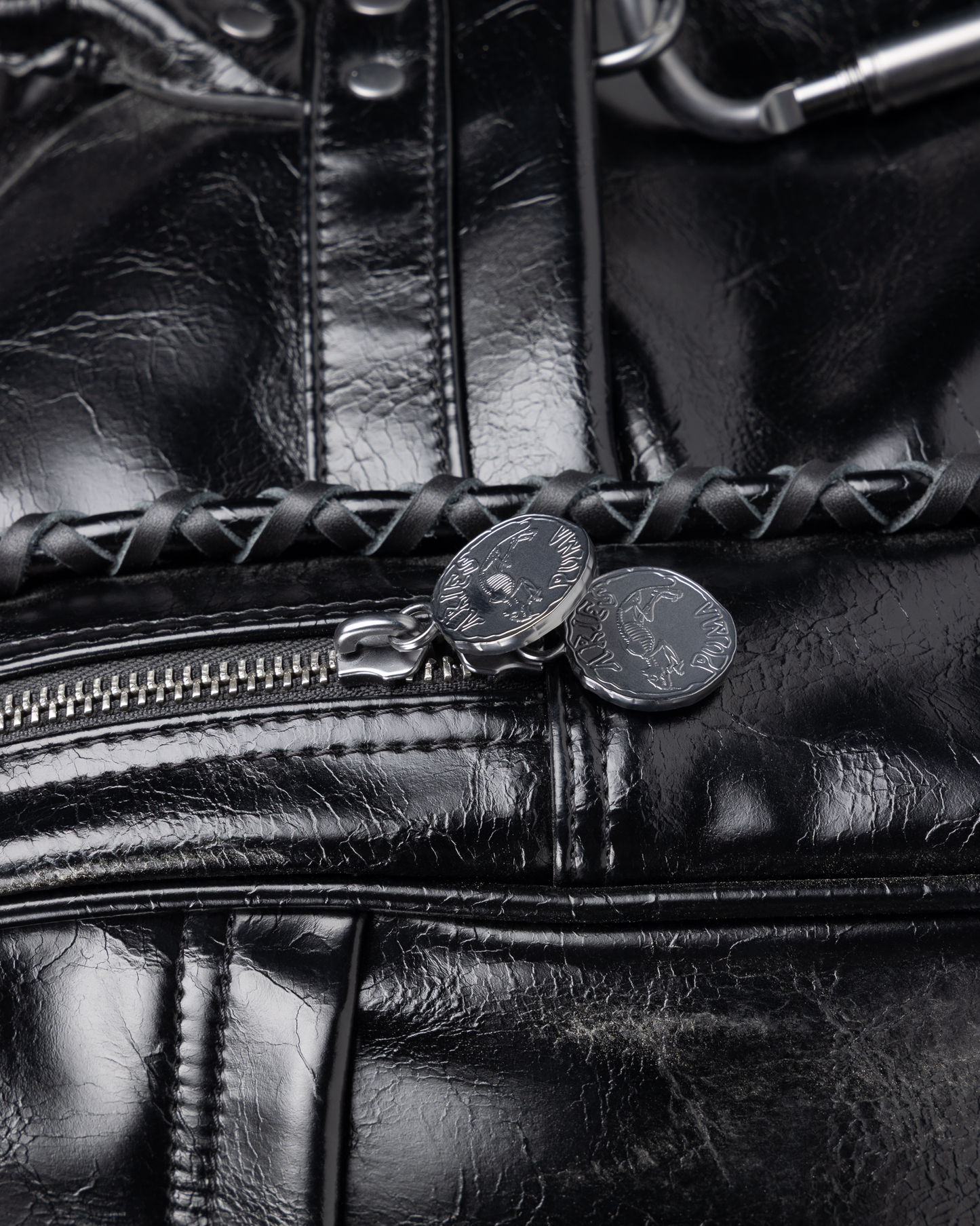 puma x aries whipstitch duffel bag