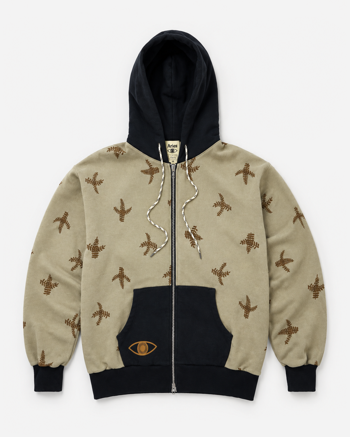 Aries x LAIKA Wildwood Zip Thru Hoodie