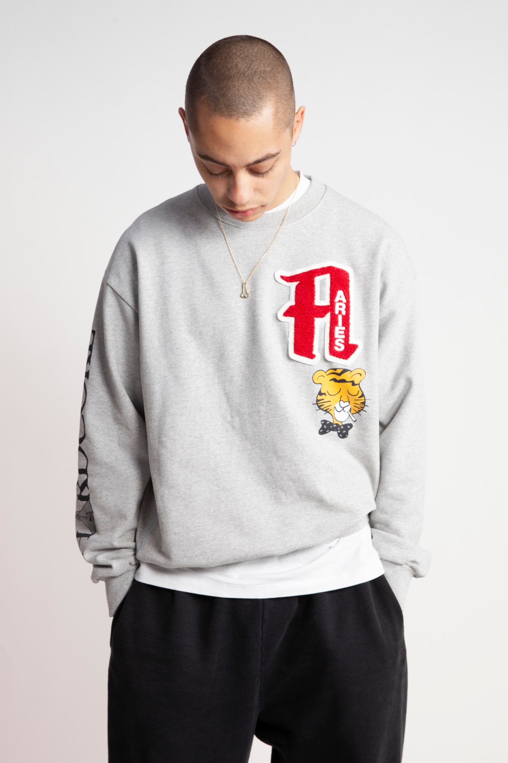 画像をギャラリービューアに読み込む, Collegiate Cross Grain Sweat