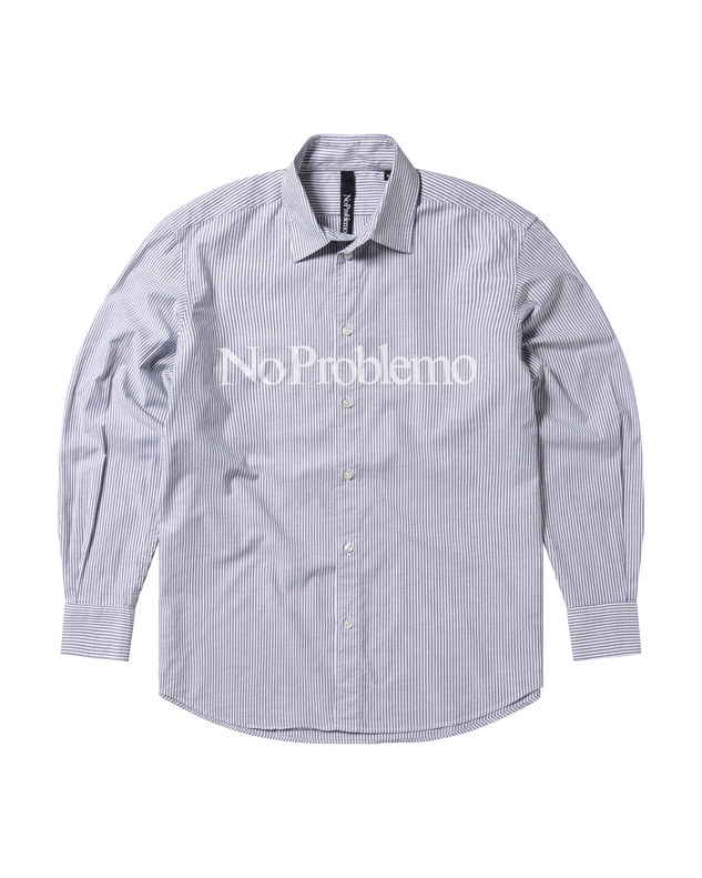 No Problemo Oxford Stripe LS Shirt