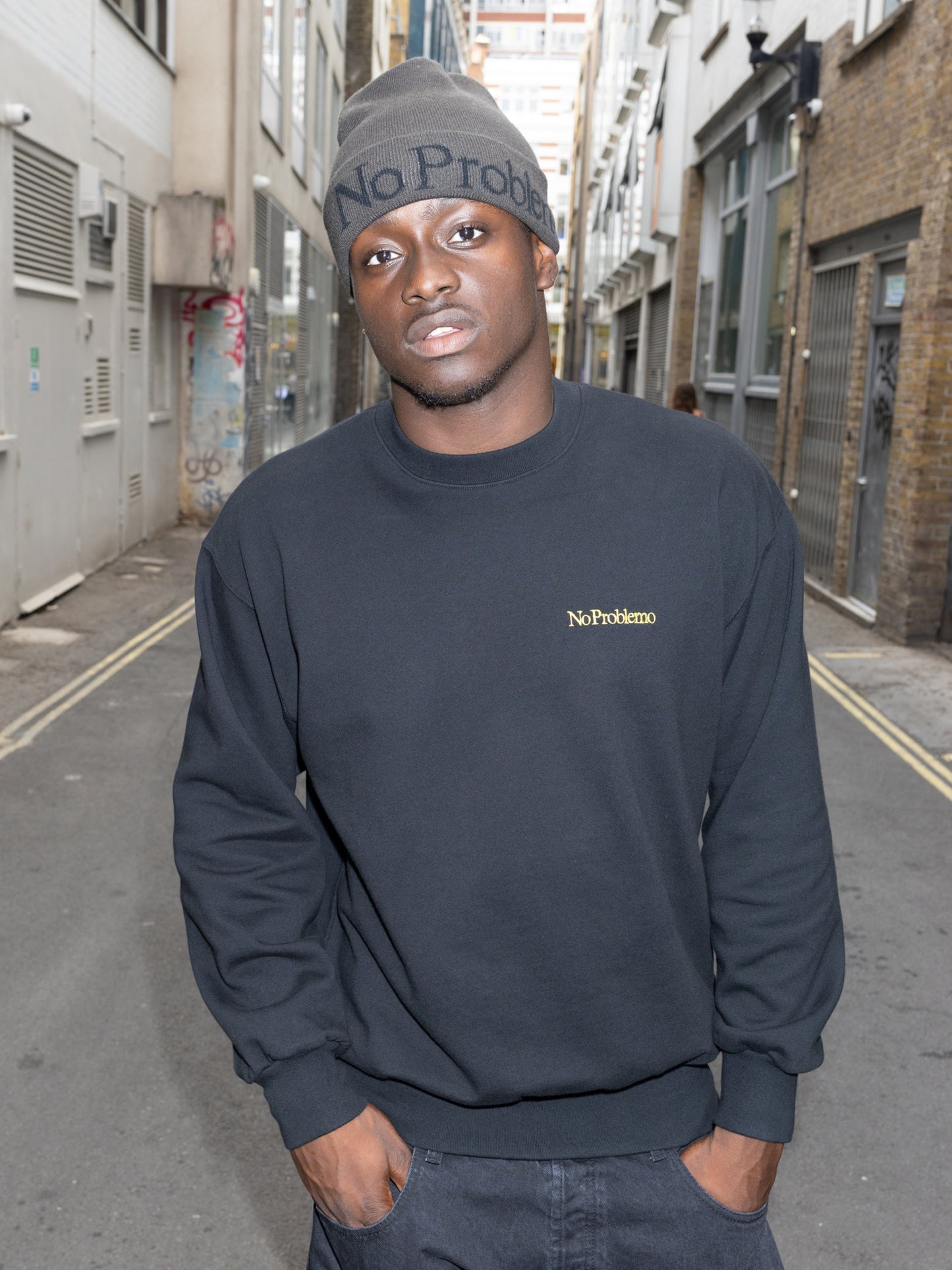 Mini Problemo Embroidered Sweatshirt