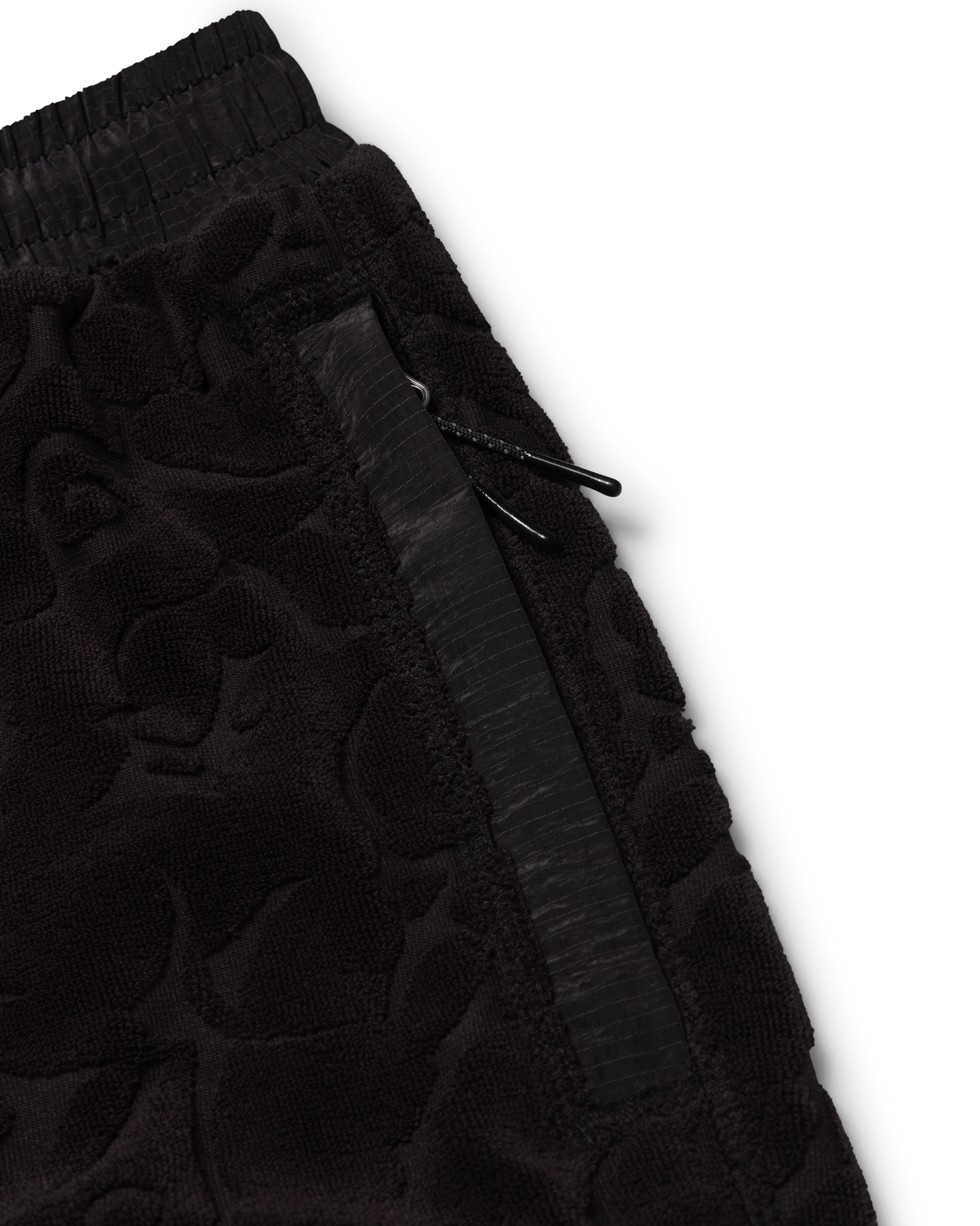 puma x aries tribal jacquard towelling shorts