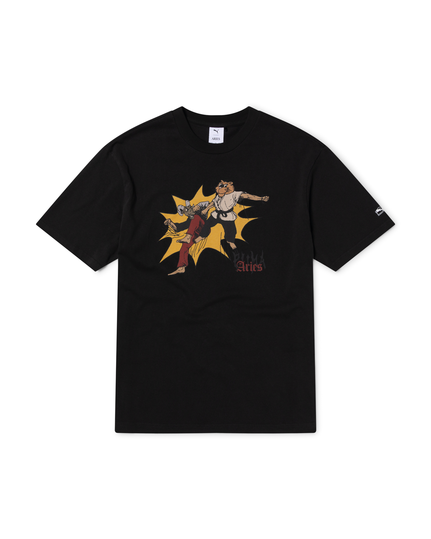 puma x aries fighter ss tee
