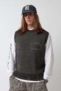 Glitch Temple Knit Vest