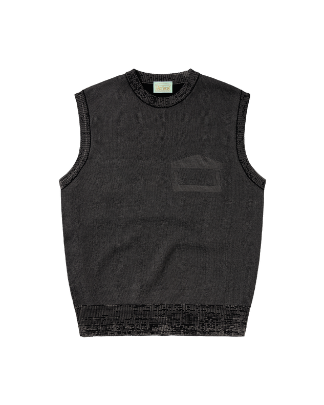 Glitch Temple Knit Vest