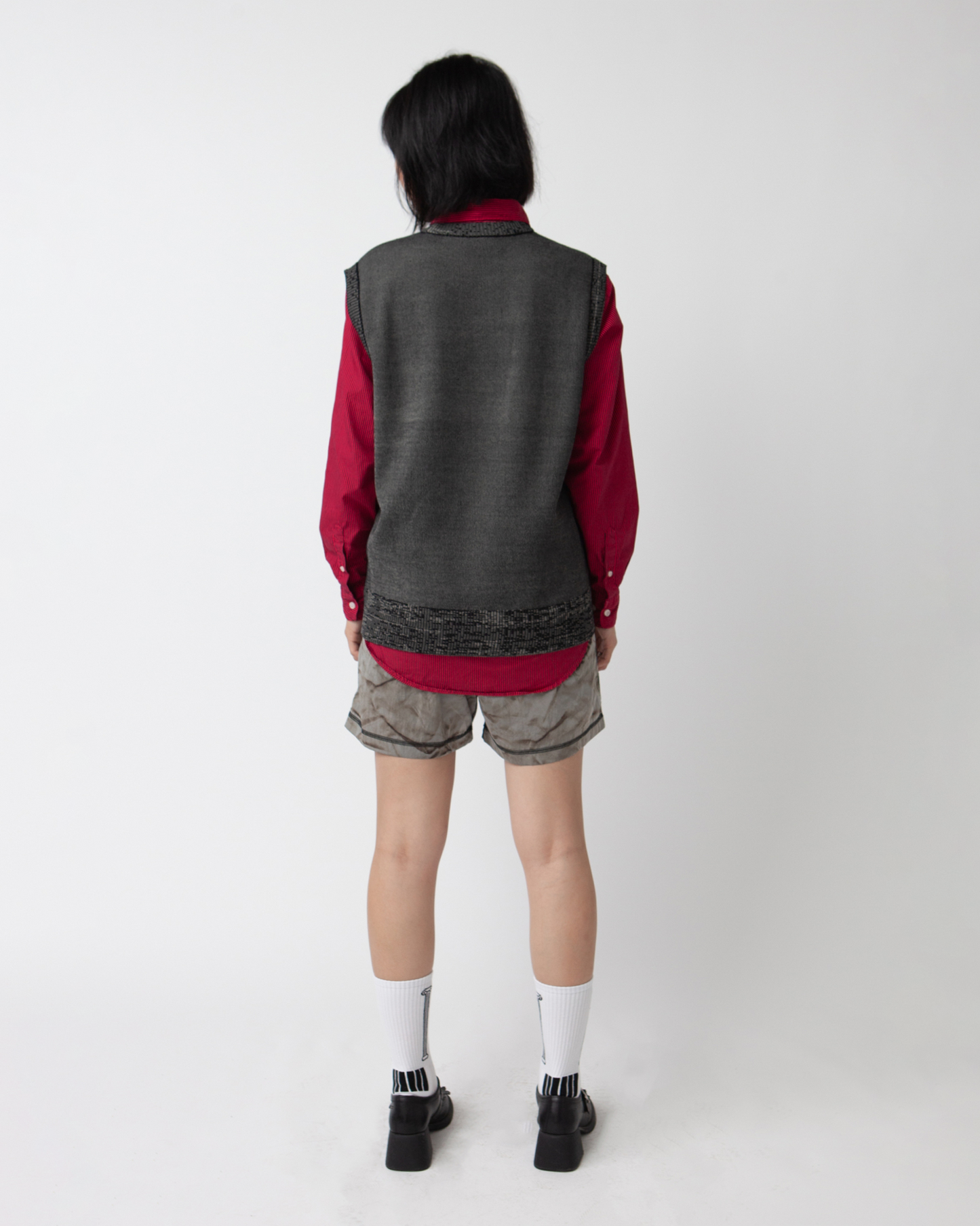 Glitch Temple Knit Vest