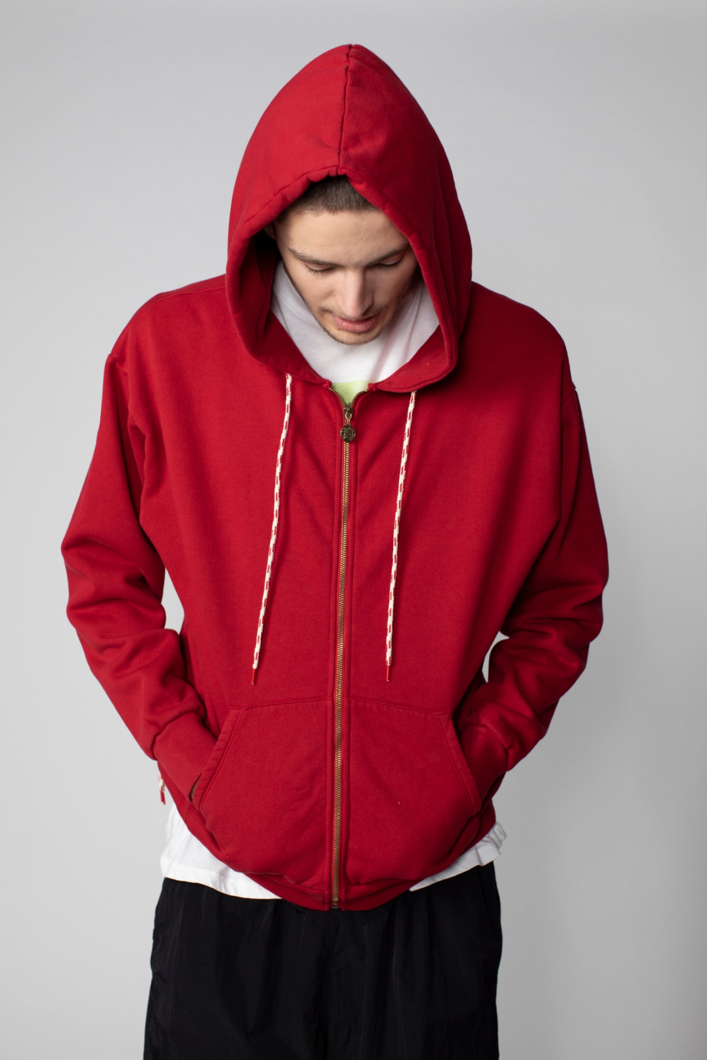 Temple Zip Through Hoodie