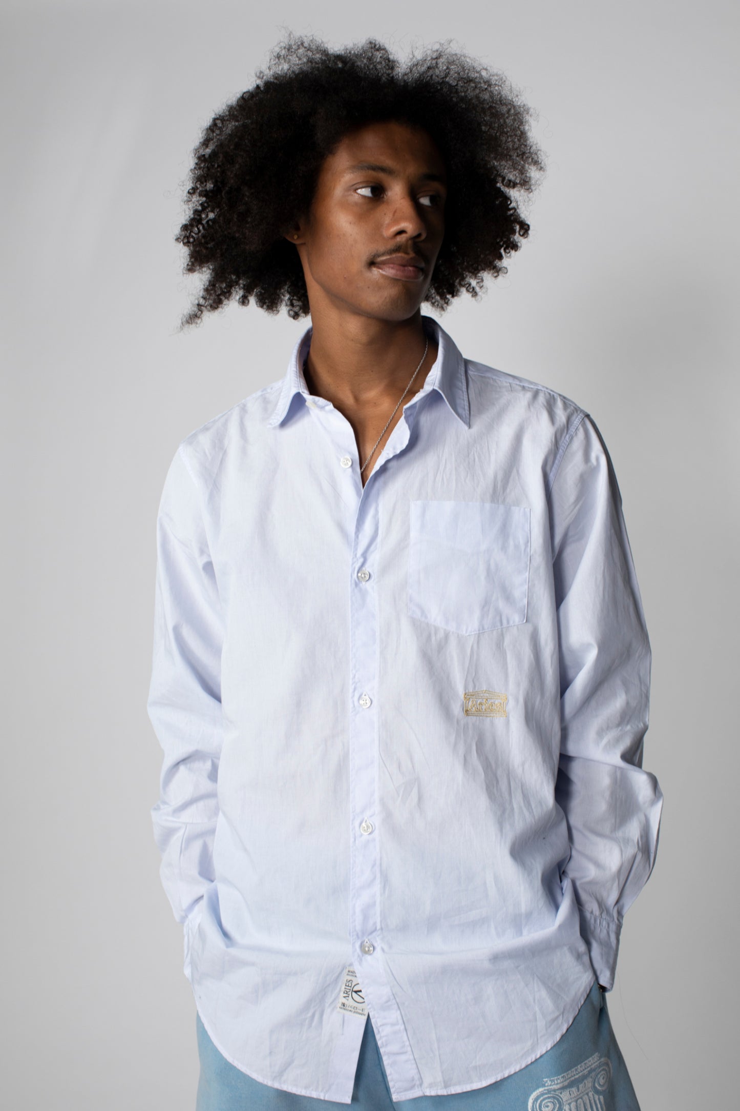 Striped Poplin Shirt