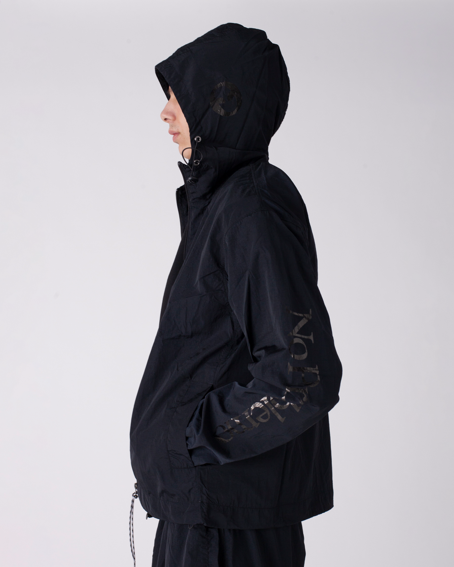 Nylon Hooded Jacket