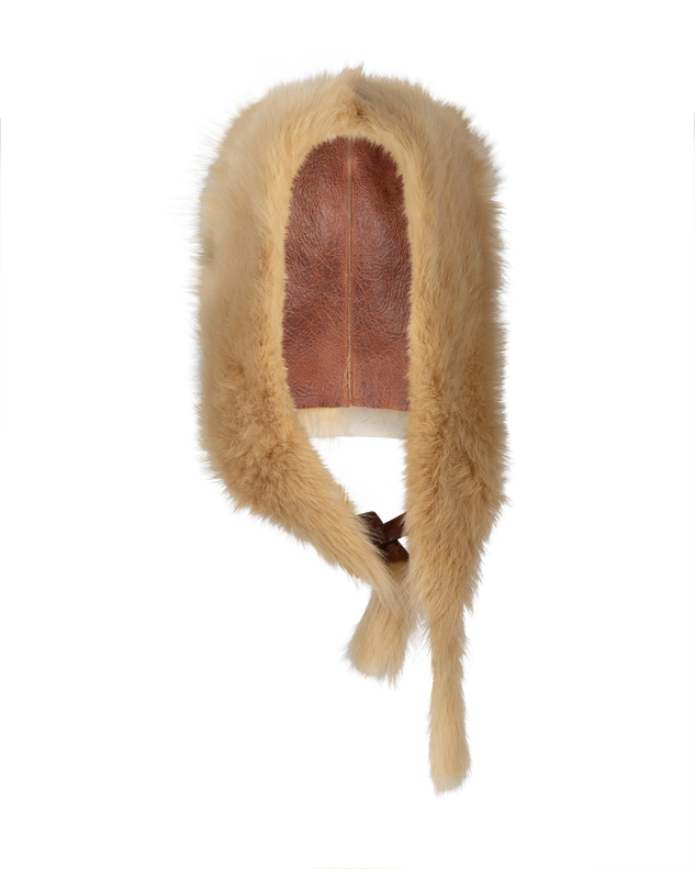 Reversible Sheepskin Hood