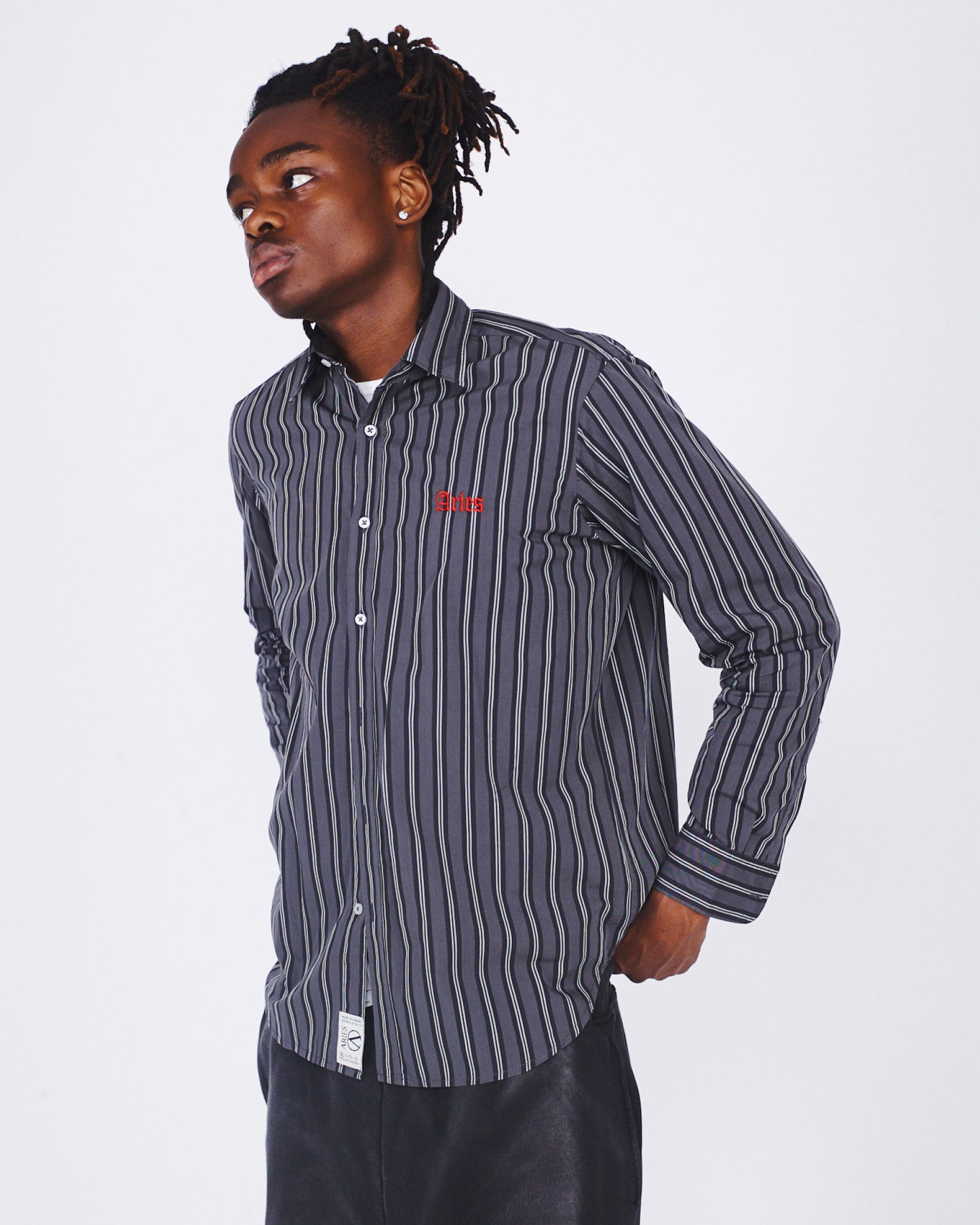 Grunge Stripe LS Shirt