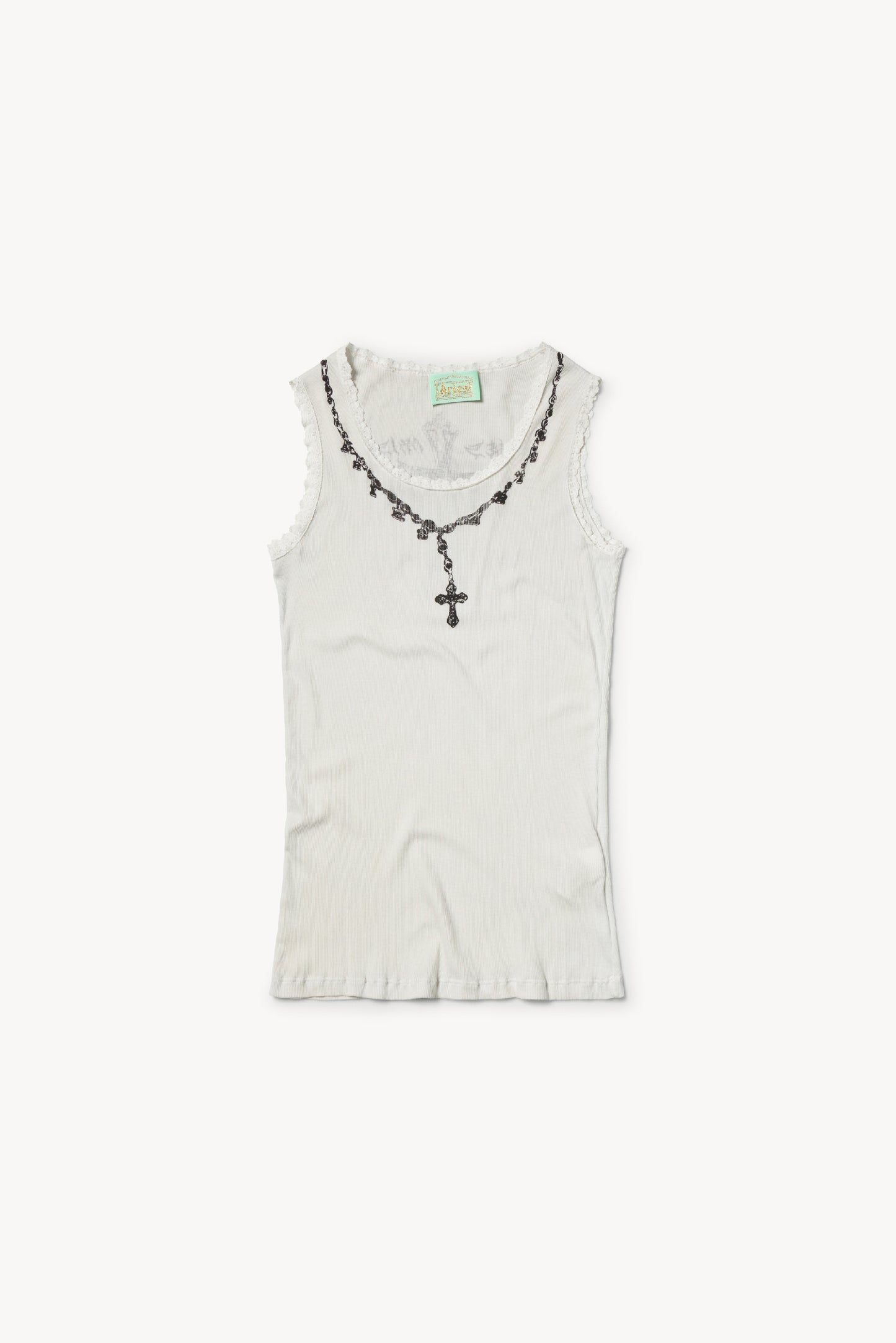 Rosaries Lace Trim Vest