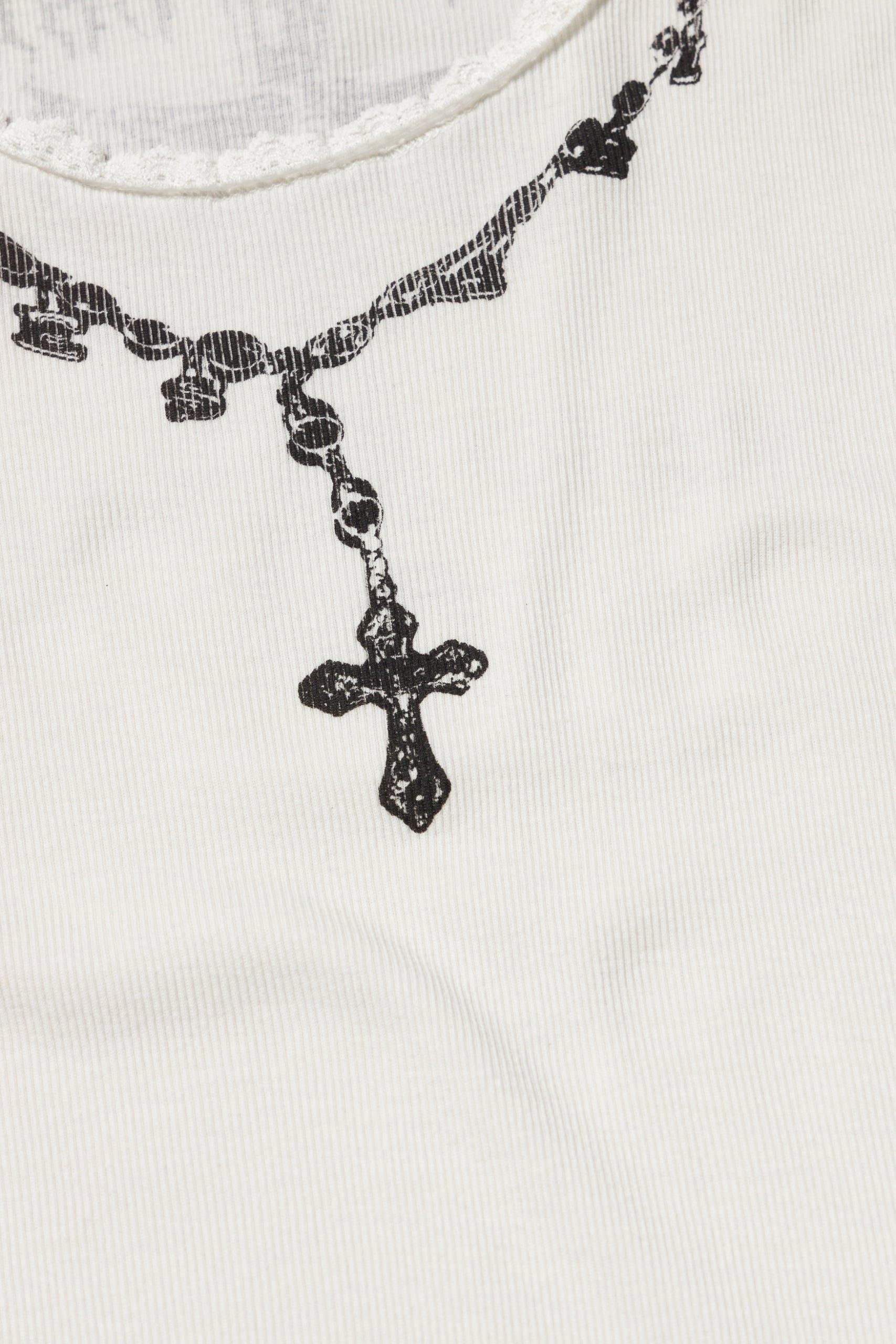画像をギャラリービューアに読み込む, Rosaries Lace Trim Vest
