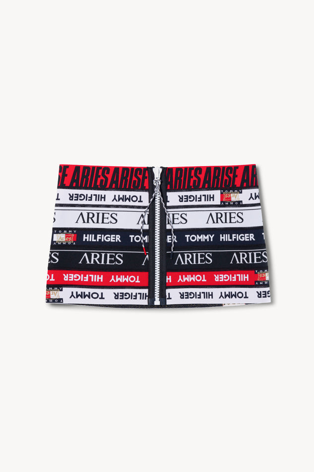 Tommy x Aries Logo Elastic Skirt