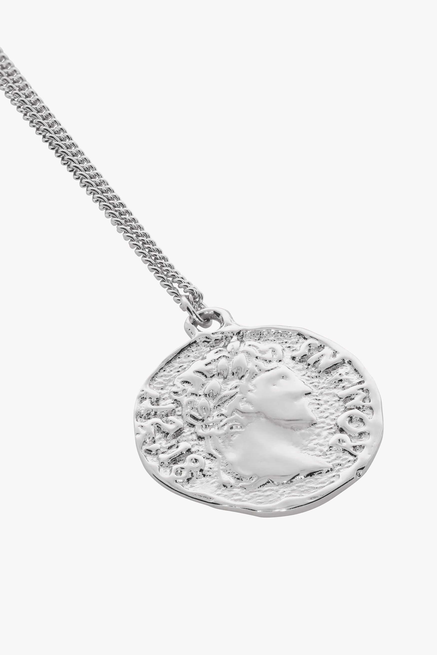 画像をギャラリービューアに読み込む, Chain Necklace With Roman Coin Pendant