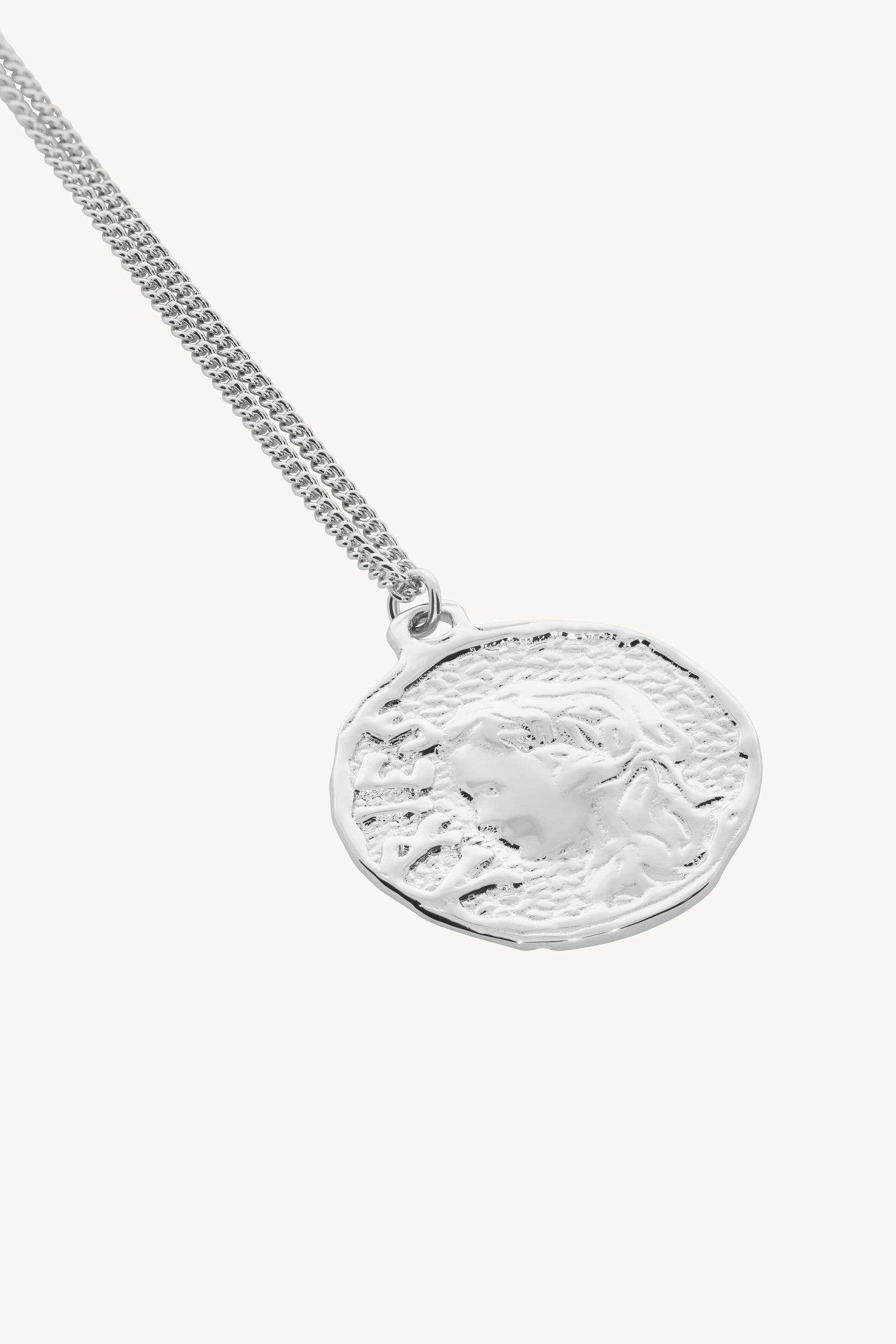 画像をギャラリービューアに読み込む, Chain Necklace With Roman Coin Pendant