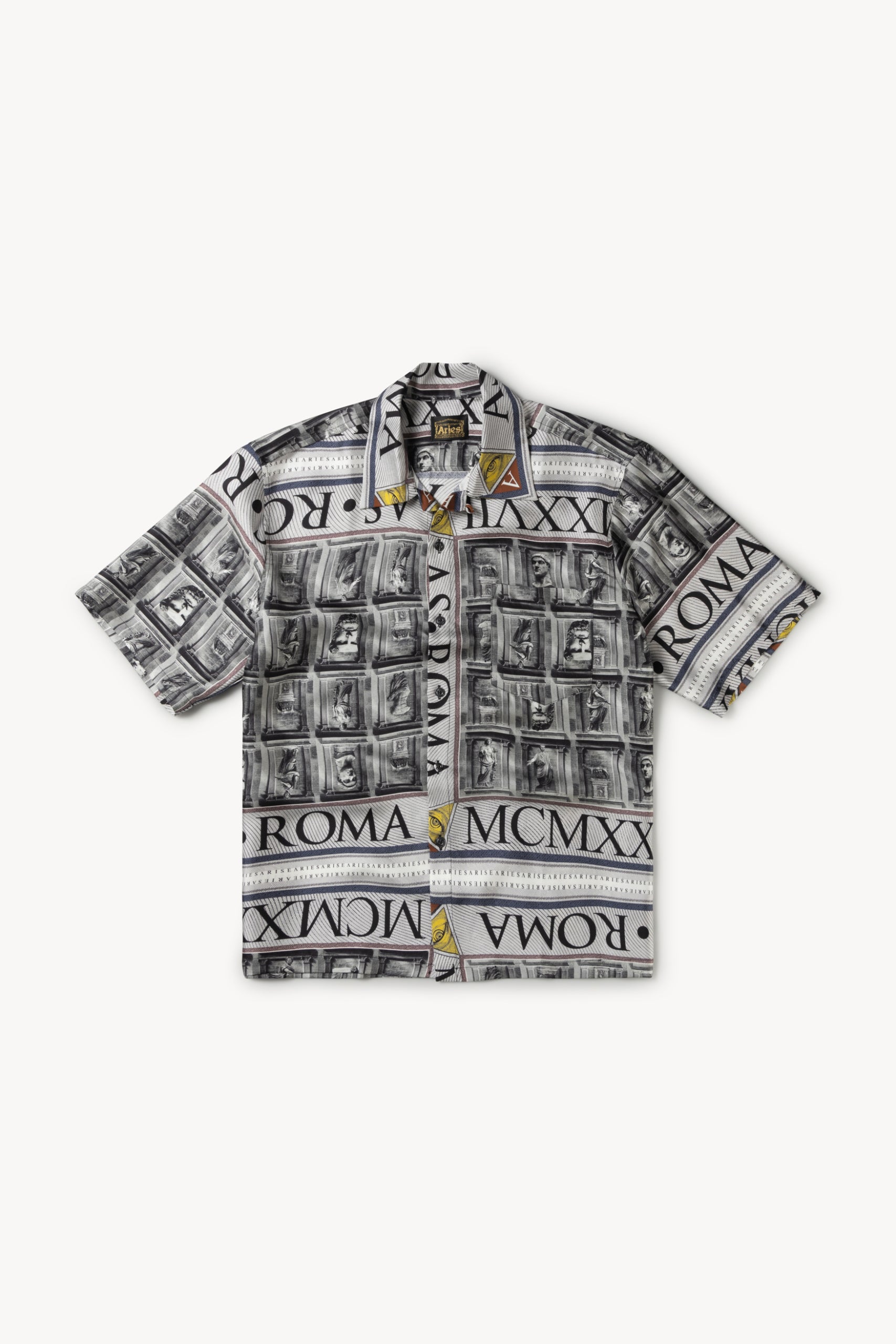 画像をギャラリービューアに読み込む, AS Roma X Aries Statue Hawaiian Shirt