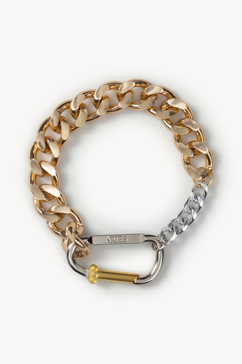 Column Carabiner Gold Chunky Necklace