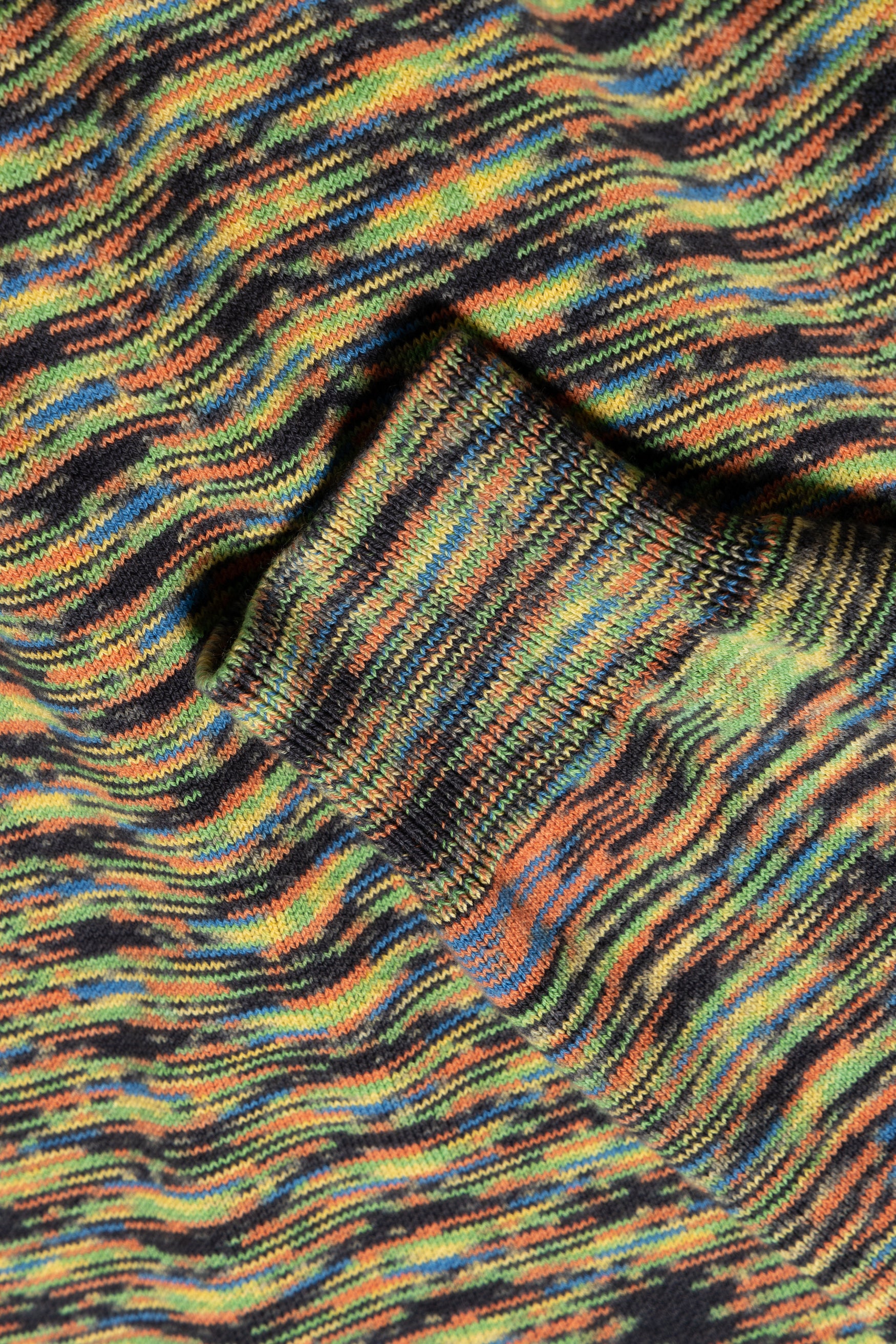 画像をギャラリービューアに読み込む, Shoulder Hole Space Dye Knit