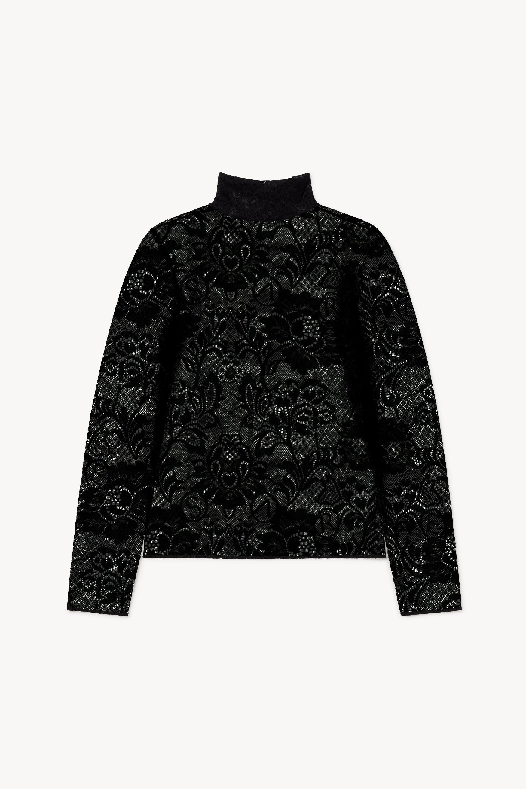 Load image into Gallery viewer, Fleur Lace LS Top