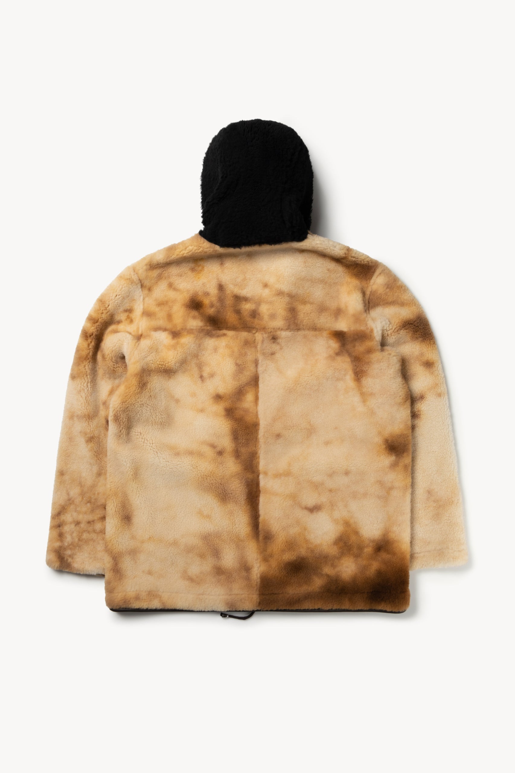 画像をギャラリービューアに読み込む, Reversible Sheepskin Jacket With Contrast Hood