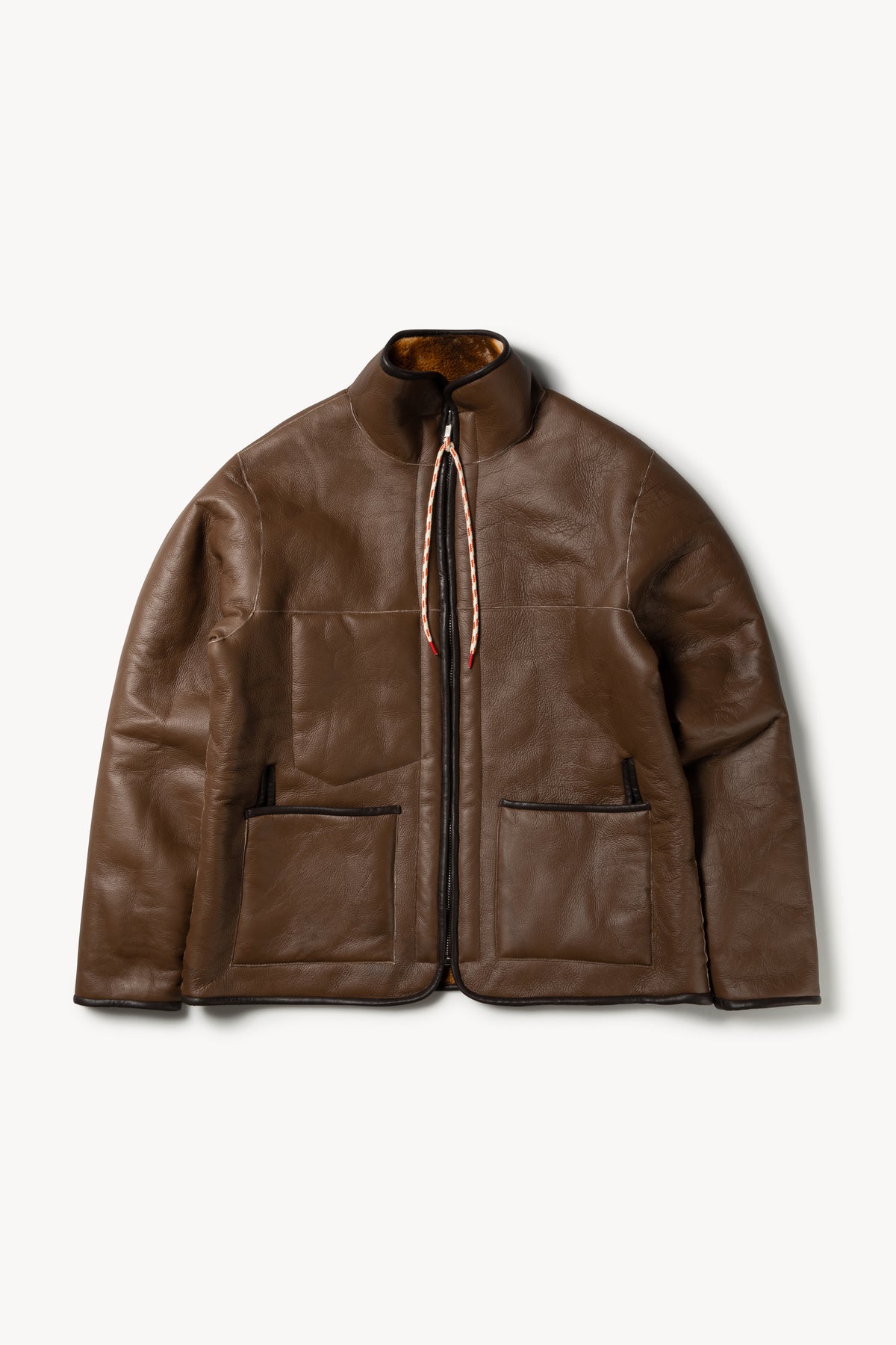 Tie Dye Sheepskin Tech Jacket