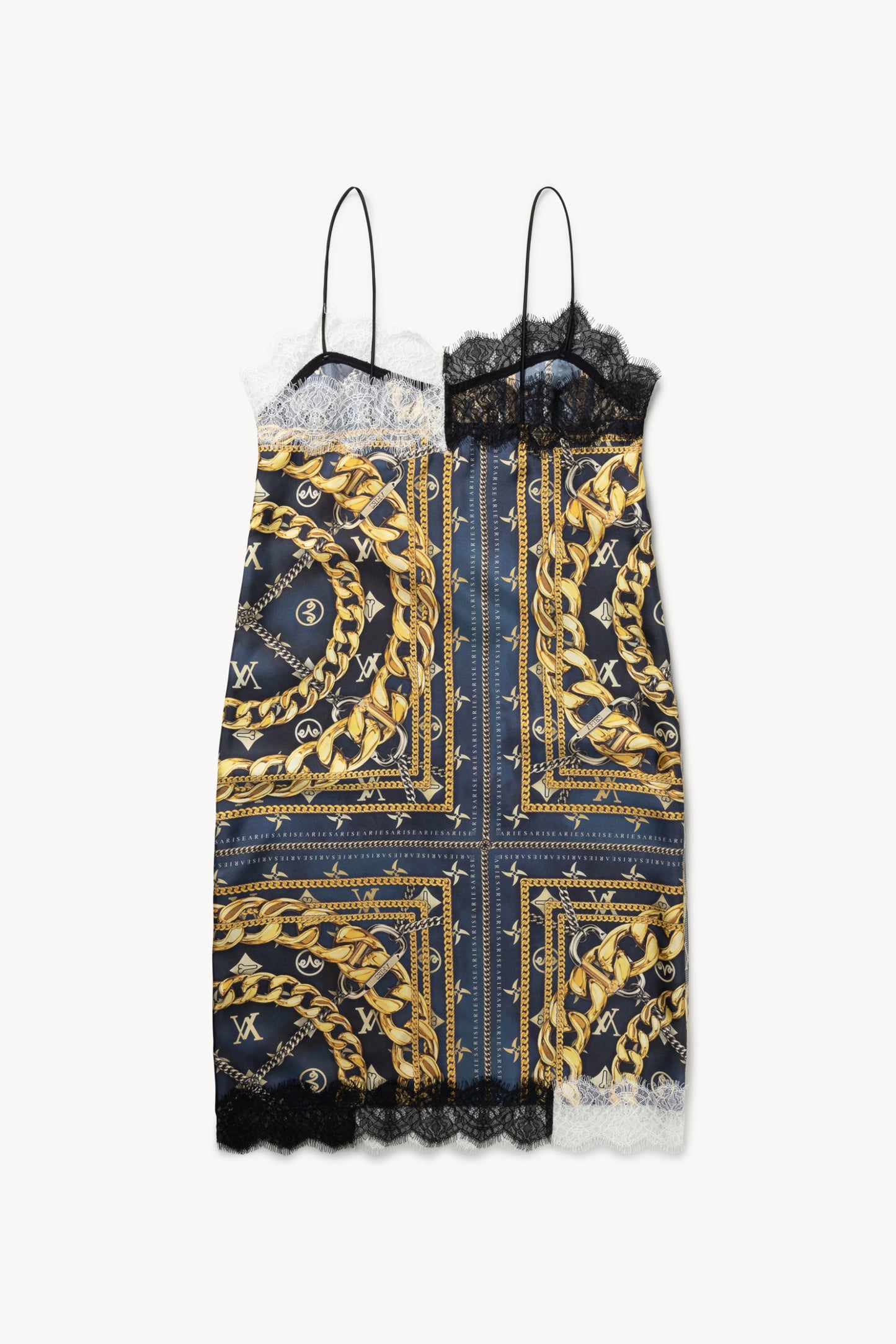 Silk Scarf Slip Dress