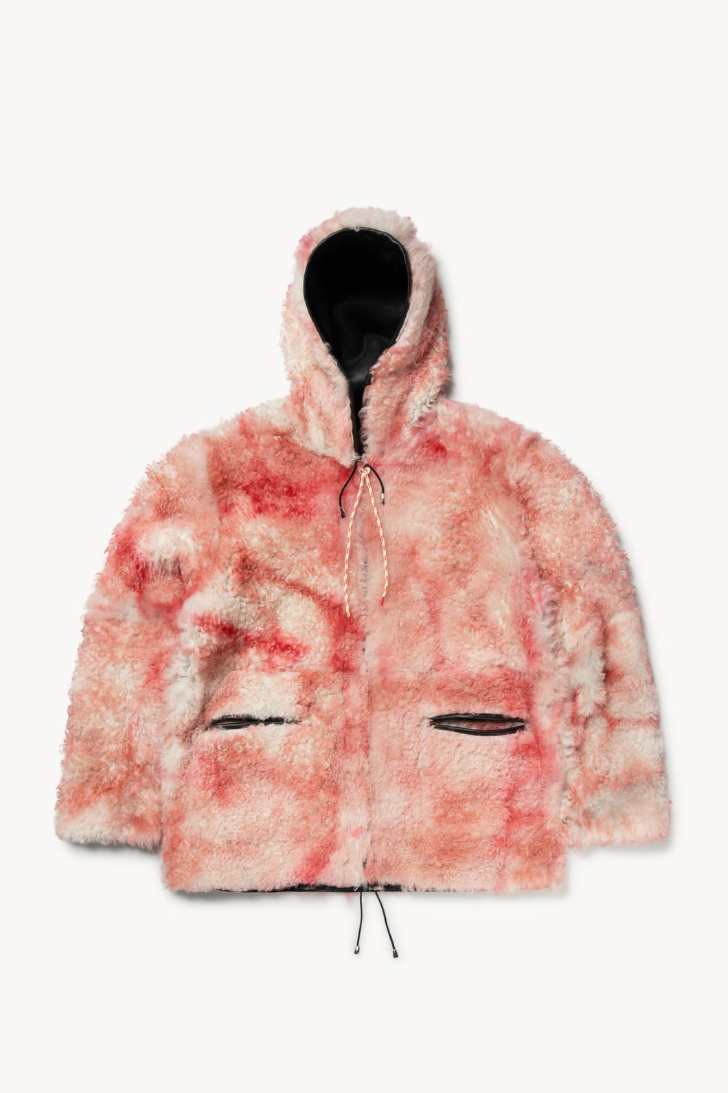 Aries x Juicy Couture Oversized Hooded Sheepskin Jacket