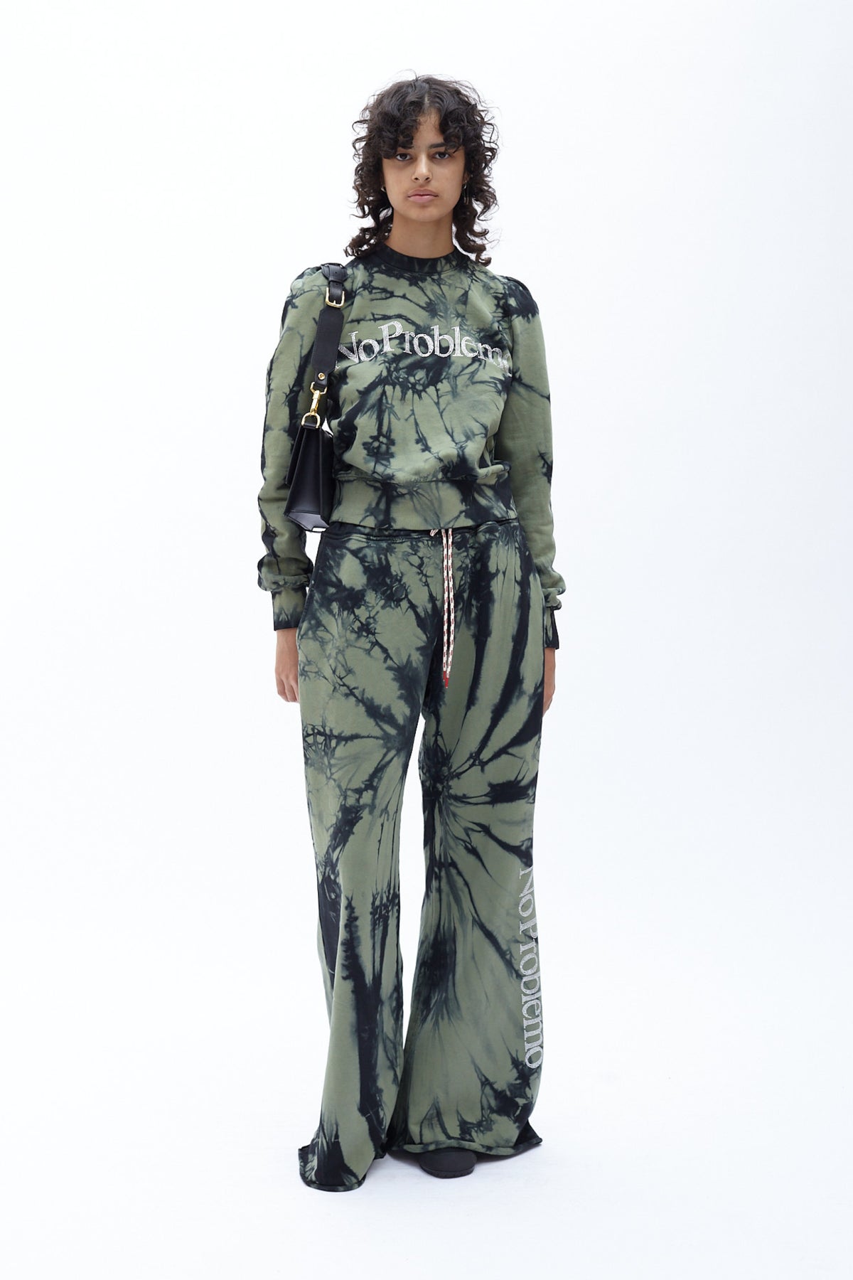 No Problemo Rhinestone Flared Sweatpant