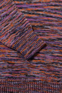 Space Dye Shoulder Hole Knit