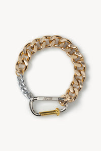 Column Carabiner Gold Chunky Necklace