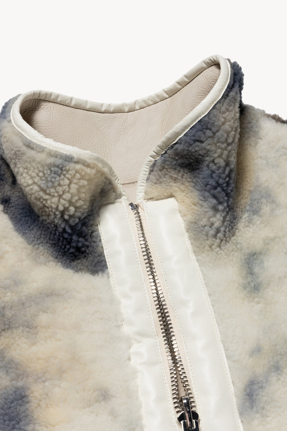 Tie Dye Sheepskin Jacket