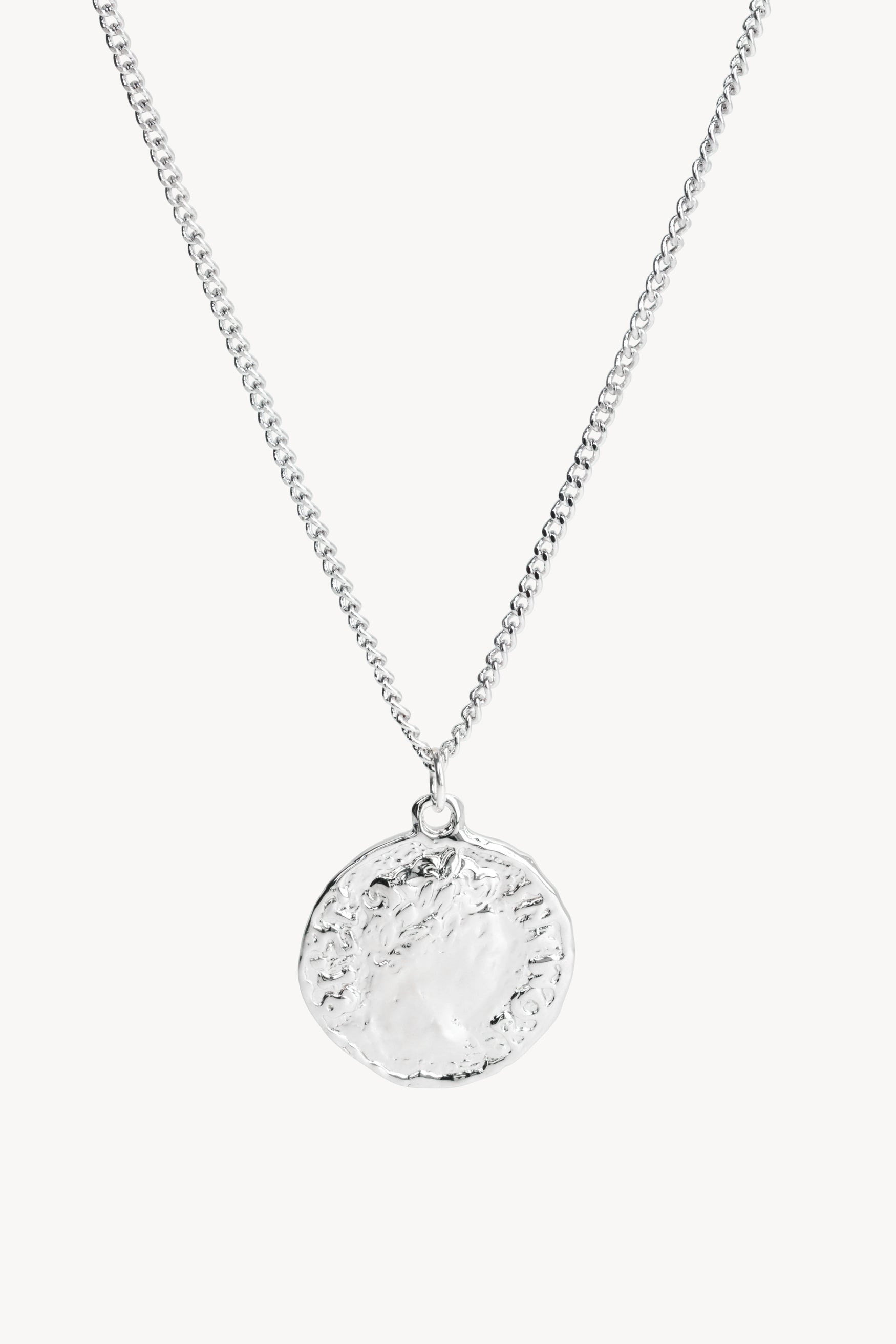 画像をギャラリービューアに読み込む, Chain Necklace With Roman Coin Pendant